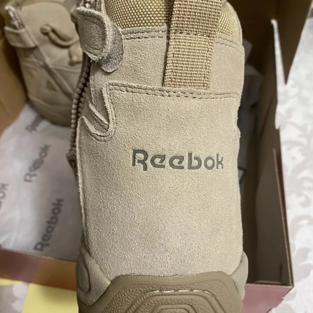 NWT Reebok Beige High-Top  Rapid Response Military Boots size 11